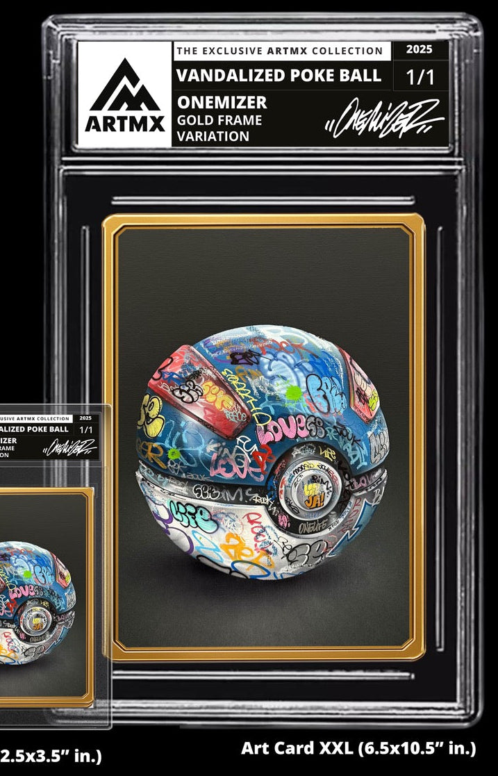 Vandalized Poké Ball by Onemizer (XXL Art Card)