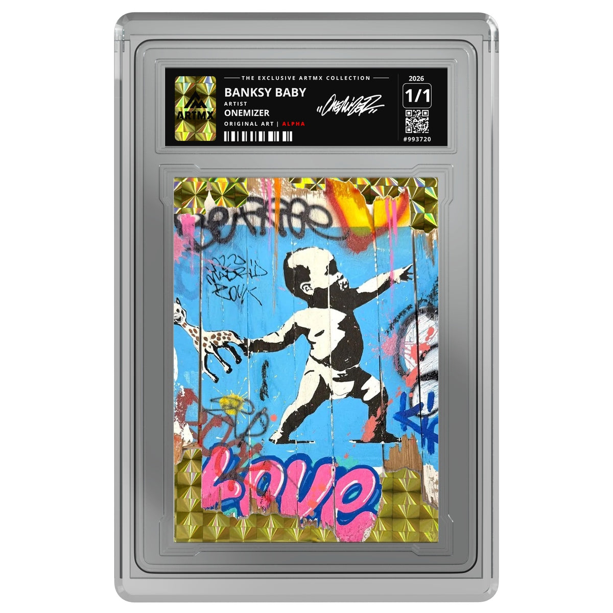 BANKSY BABY by Onemizer — Alpha — on white