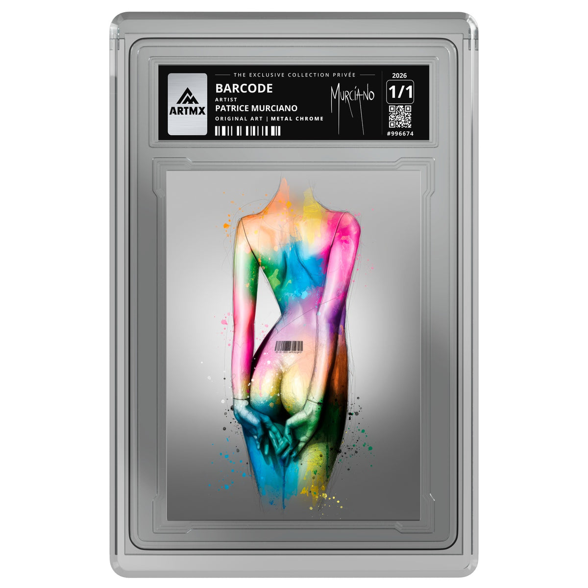 BARCODE by Patrice Murciano — Metal Chrome — on white