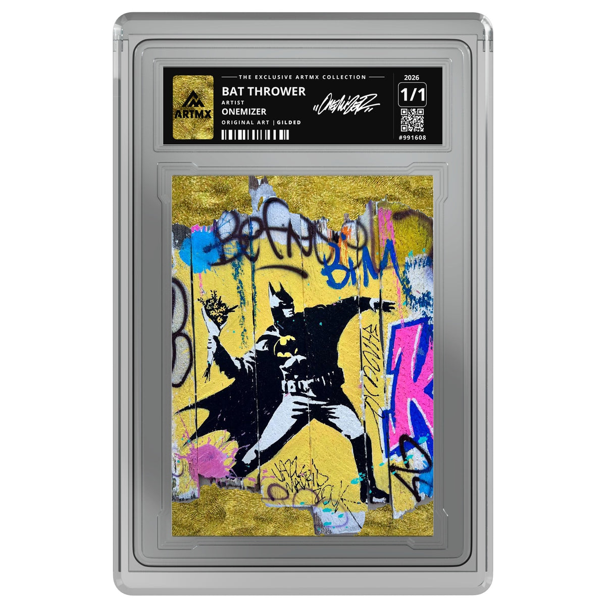 BAT THROWER by Onemizer — Gilded — on white