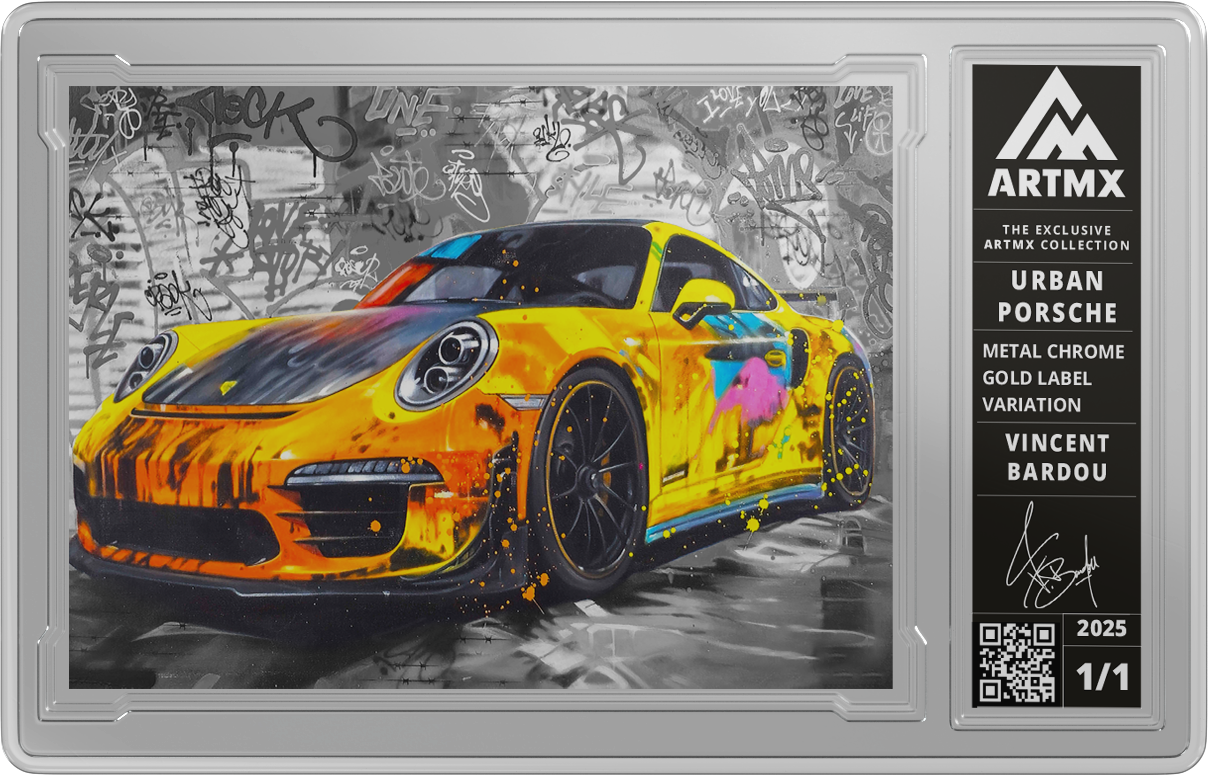 « Urban Porsche" Art Card by Vincent Bardou