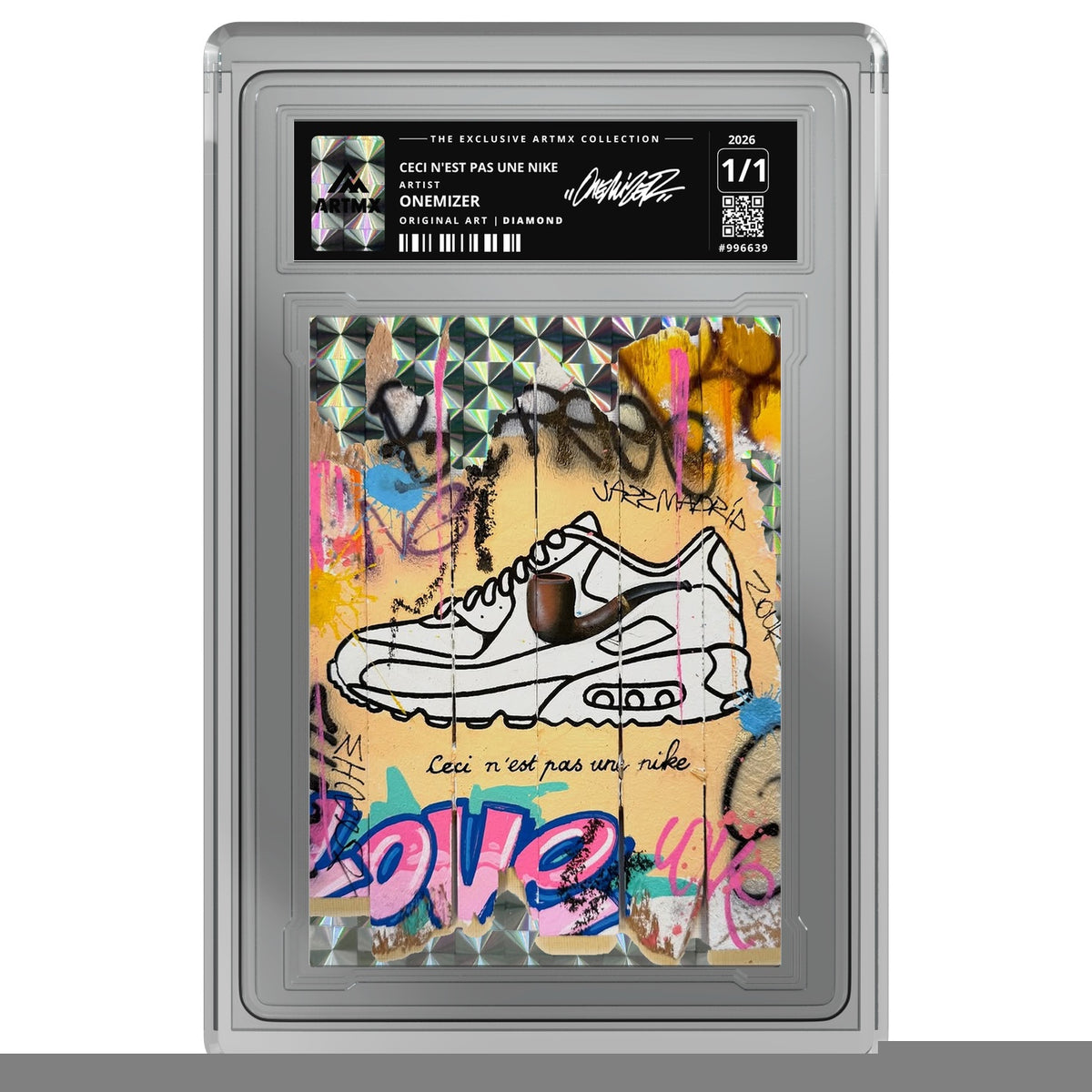 CECI N'EST PAS UNE NIKE by Onemizer — Diamond — on white
