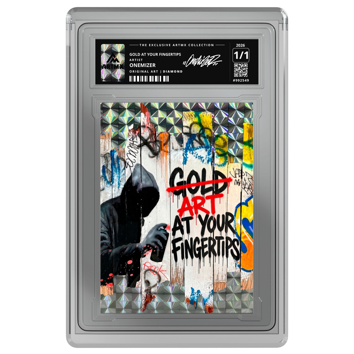 GOLD AT YOUR FINGERTIPS by Onemizer — Diamond — on white