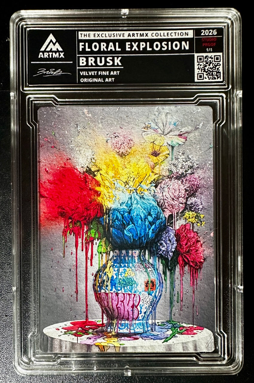 Floral Explosion by Brusk (Velvet Fine Art / Studio Proof)