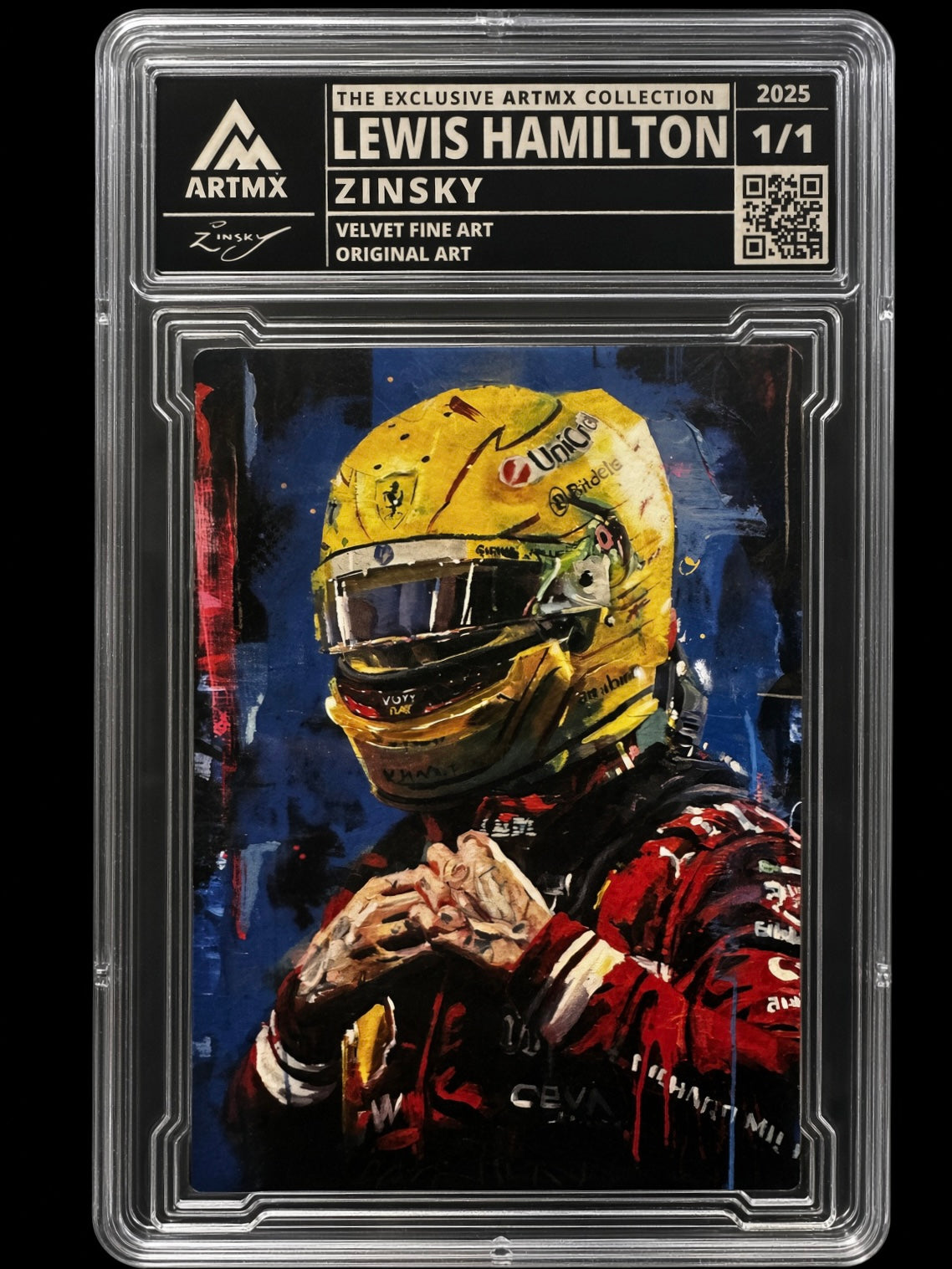 Lewis Hamilton by Zinsky (Velvet Fine Art / Vaulted)
