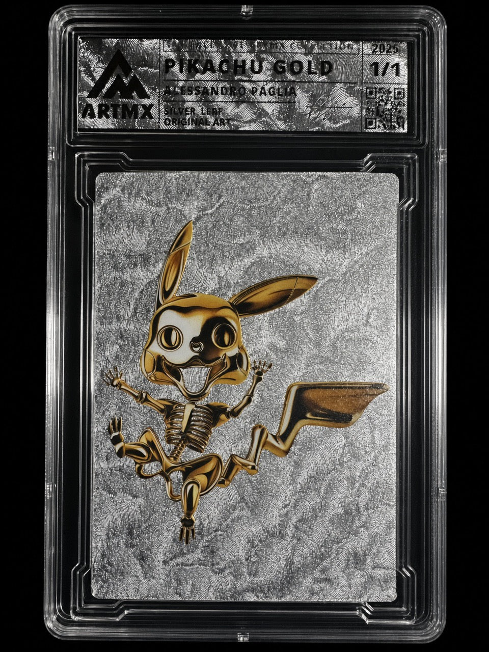 PIKACHU GOLD by Alessandro Paglia (Silver Leaf / Vaulted)