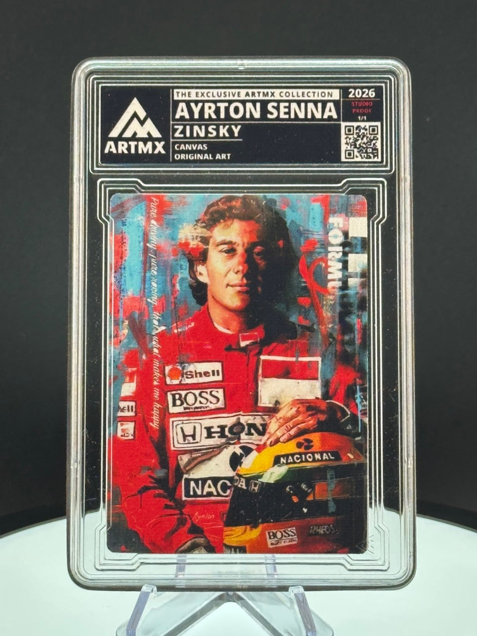 Ayrton Senna by Zinsky (Studio Proof)