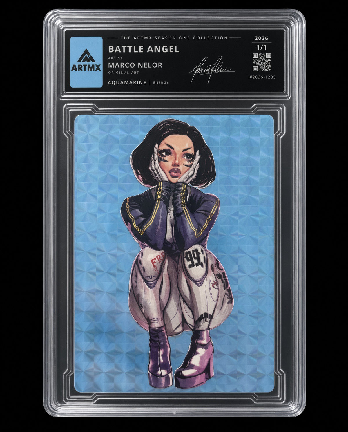 BATTLE ANGEL by Marco Nelor (Aquamarine / Vaulted)
