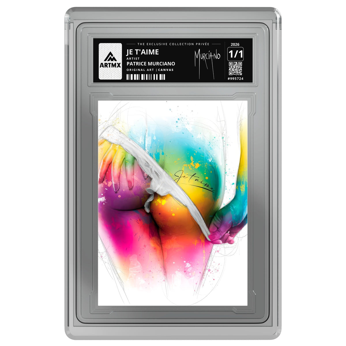 JE T'AIME by Patrice Murciano — Canvas — on white
