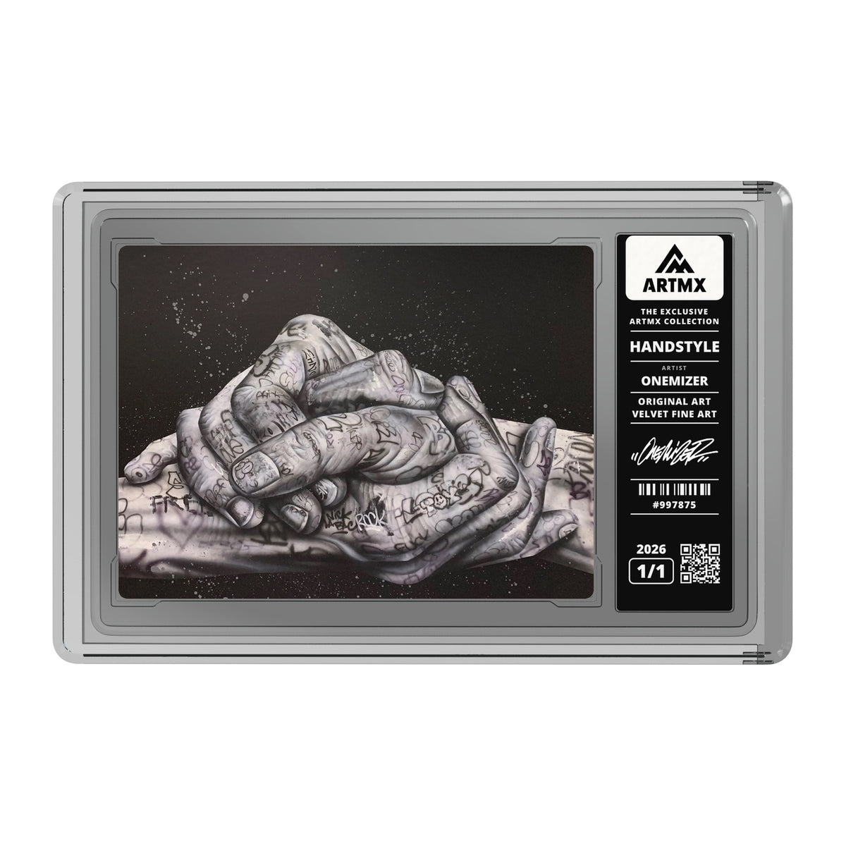 HANDSTYLE by Onemizer — Velvet Fine Art — on white