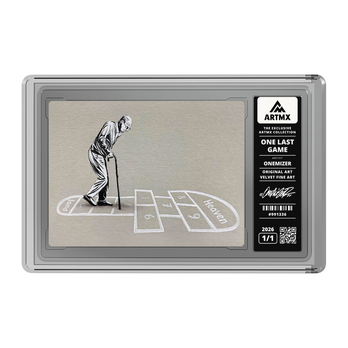 ONE LAST GAME by Onemizer — Velvet Fine Art — on white