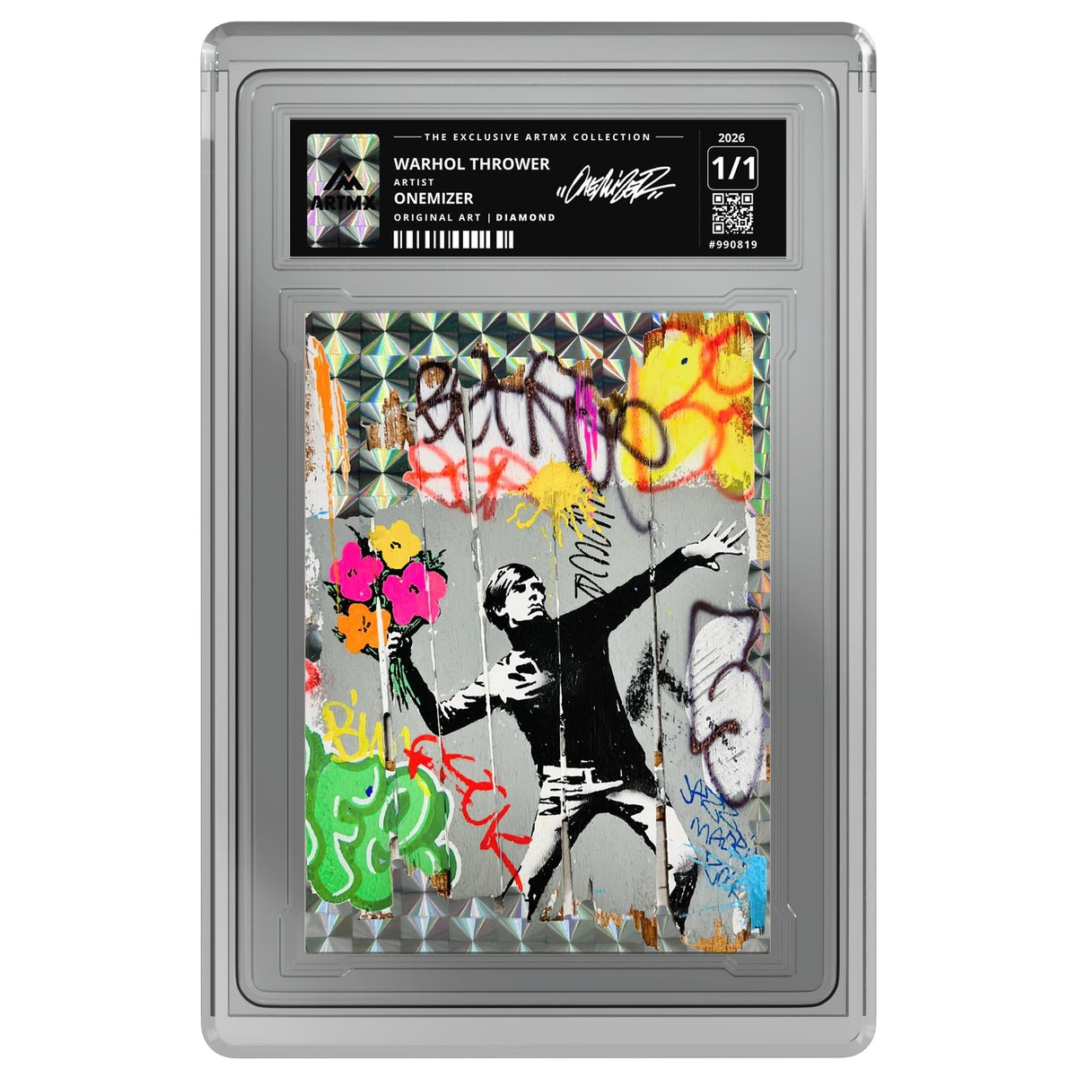 WARHOL THROWER by Onemizer — Diamond — on white
