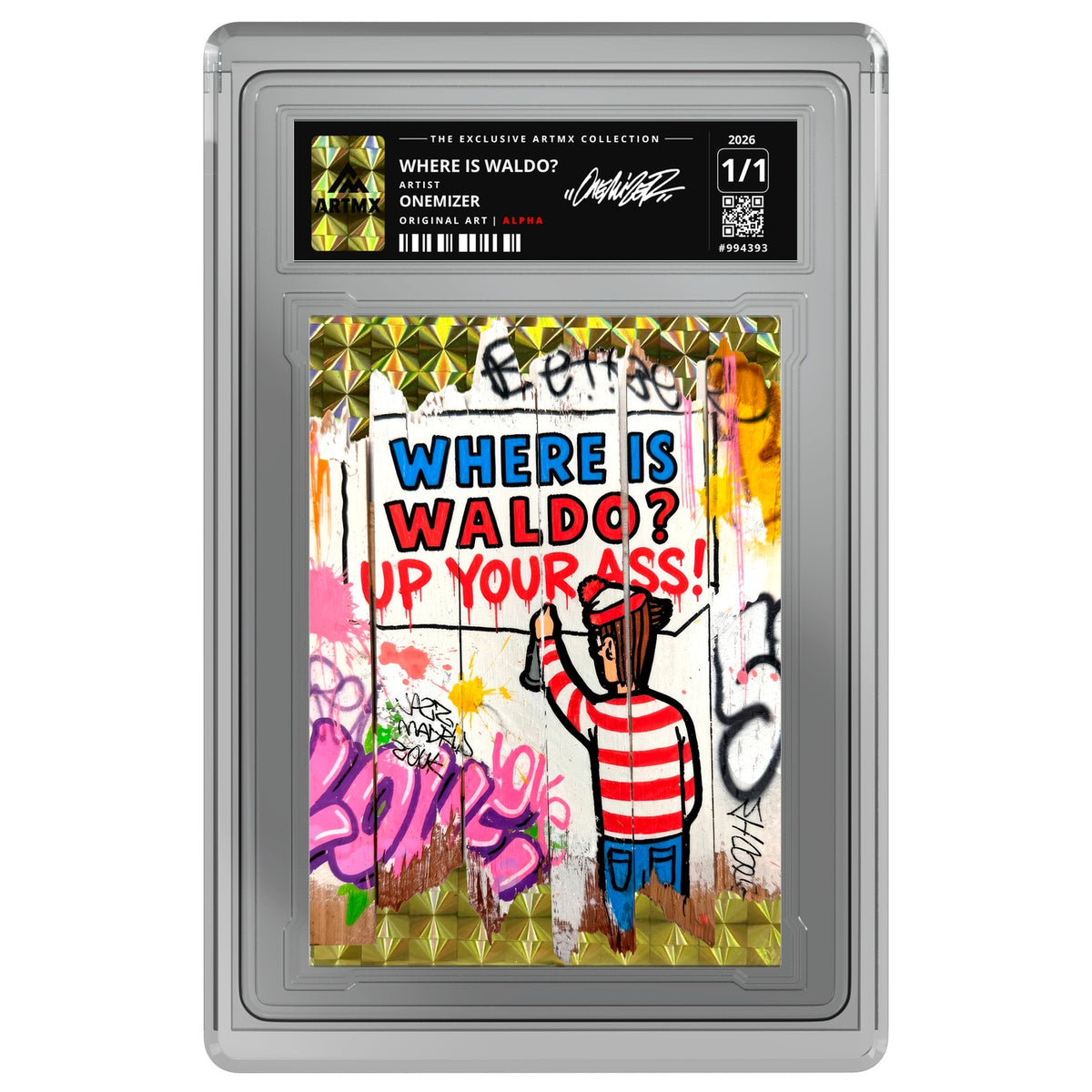 WHERE IS WALDO? by Onemizer — Alpha — on white