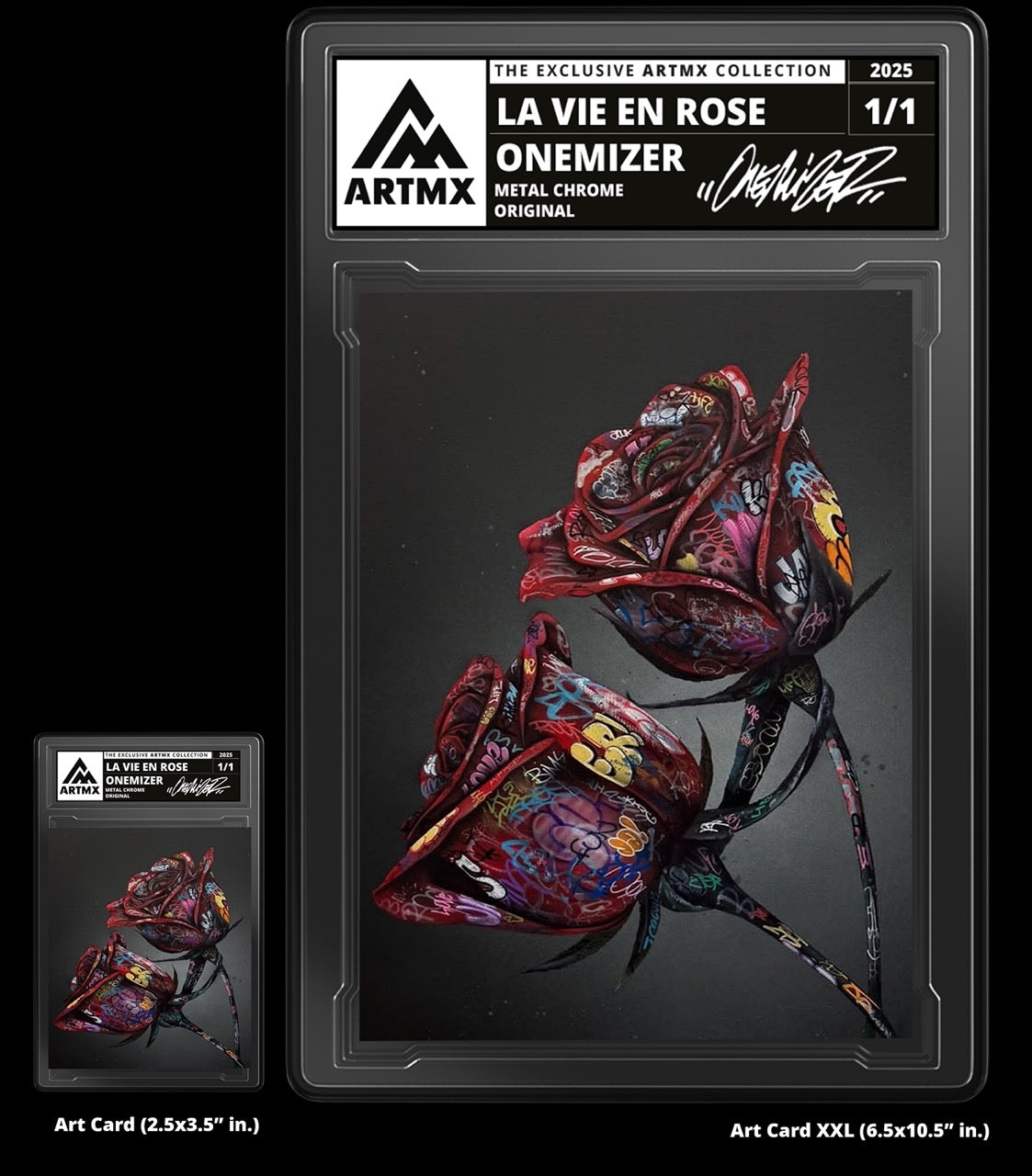 "La Vie en Rose" companion set (Regular Art Card + Art Card XXL) by Onemizer