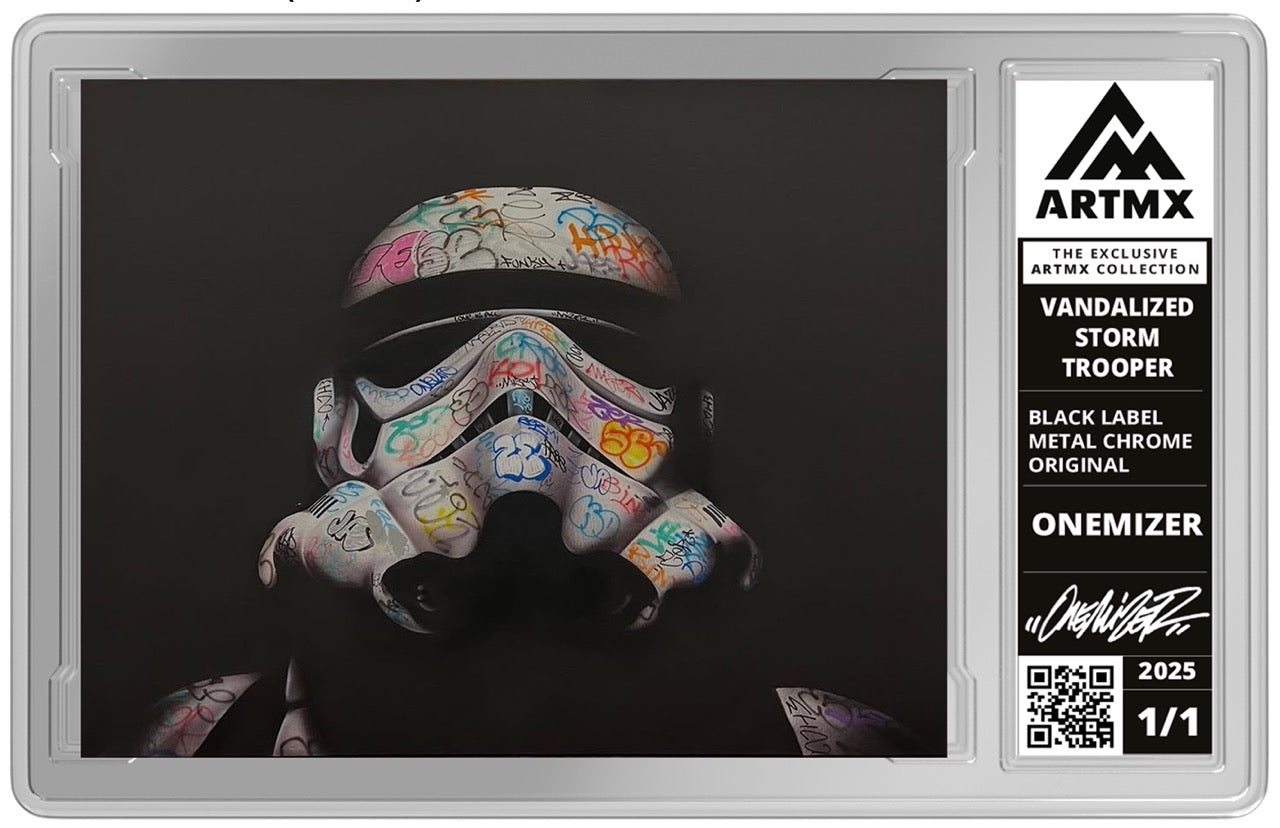 Vandalized Stormtrooper by Onemizer - VIP DROP - 10 art cards only