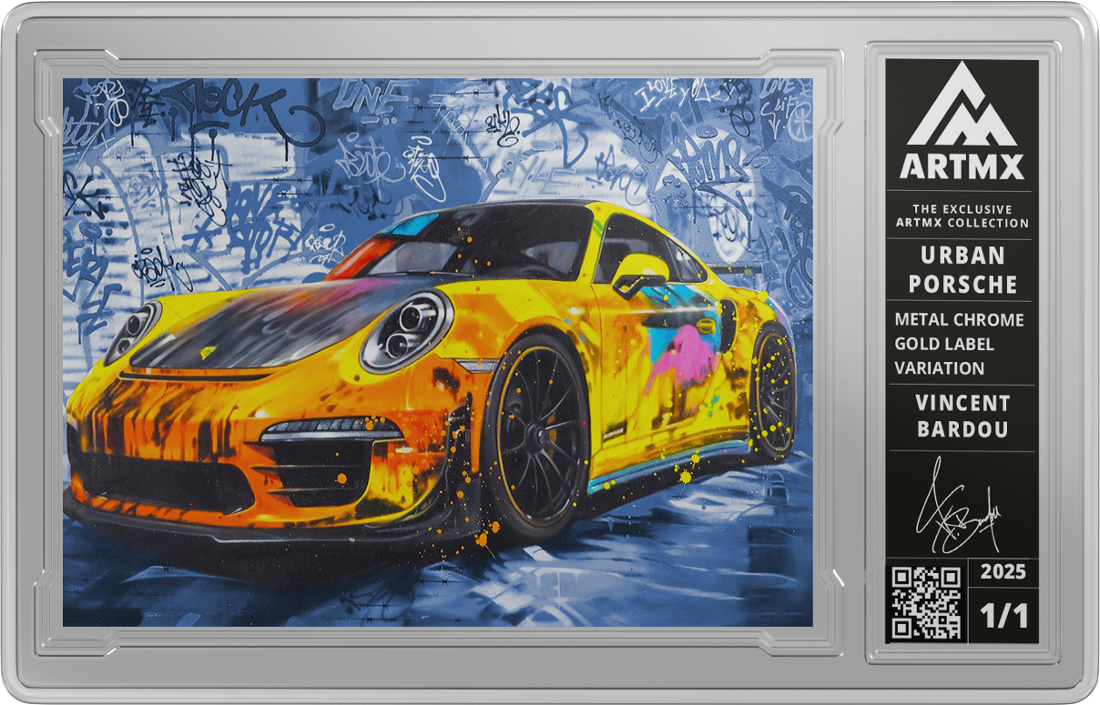 « Urban Porsche" Art Card by Vincent Bardou