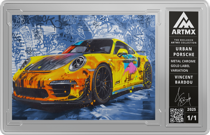 « Urban Porsche" Art Card by Vincent Bardou