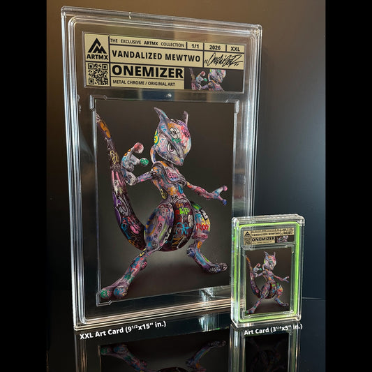 Vandalized Mewtwo by Onemizer (XXL Art Card)