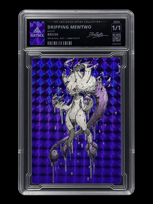 DRIPPING MEWTWO by Brusk — Amethyst — #200763