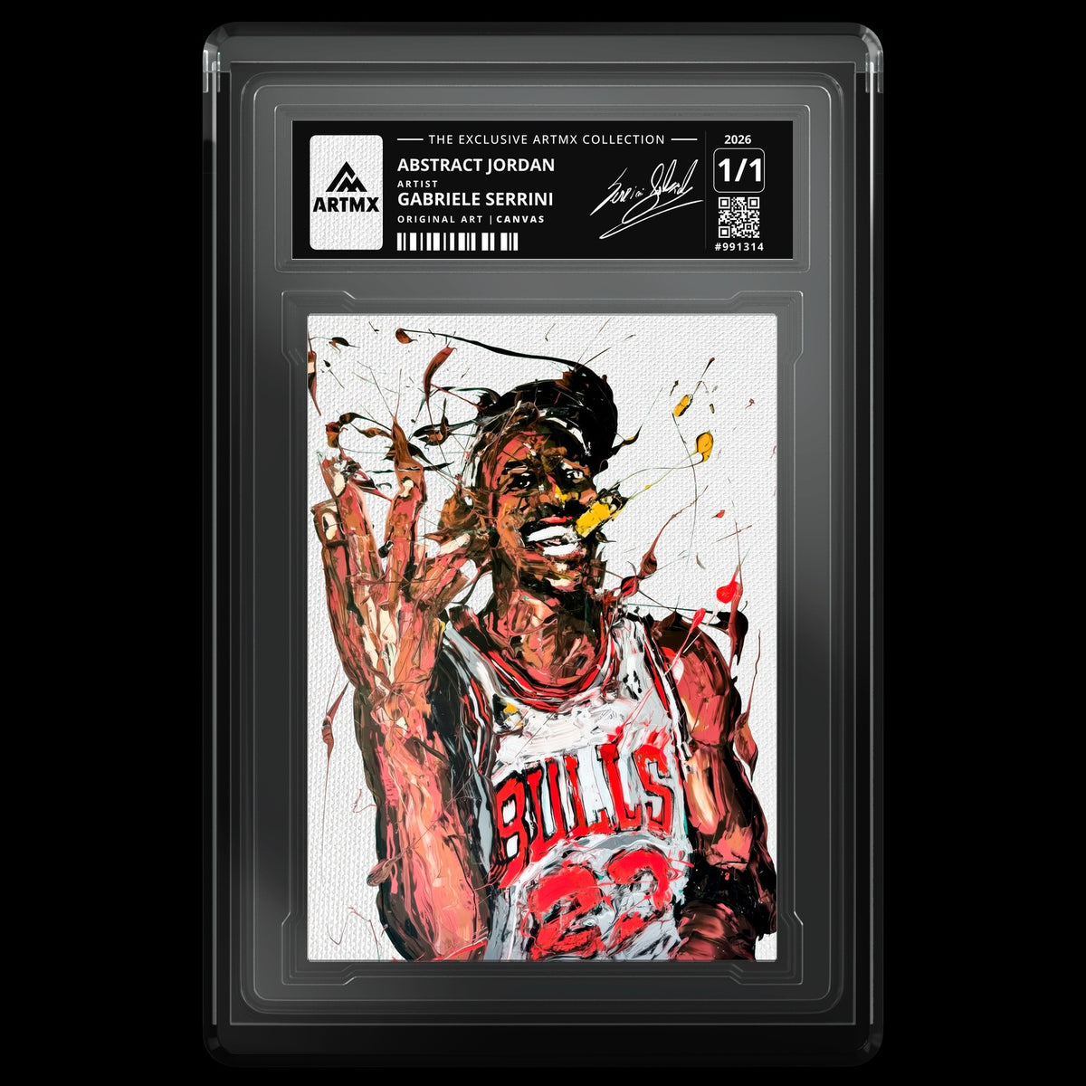 ABSTRACT JORDAN by Gabriele Serrini — Canvas — front