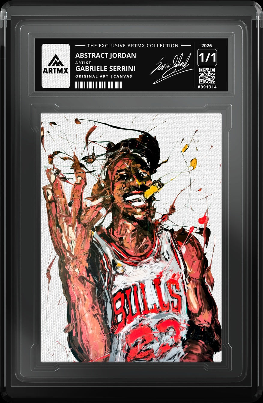 ABSTRACT JORDAN by Gabriele Serrini — Canvas — close-up