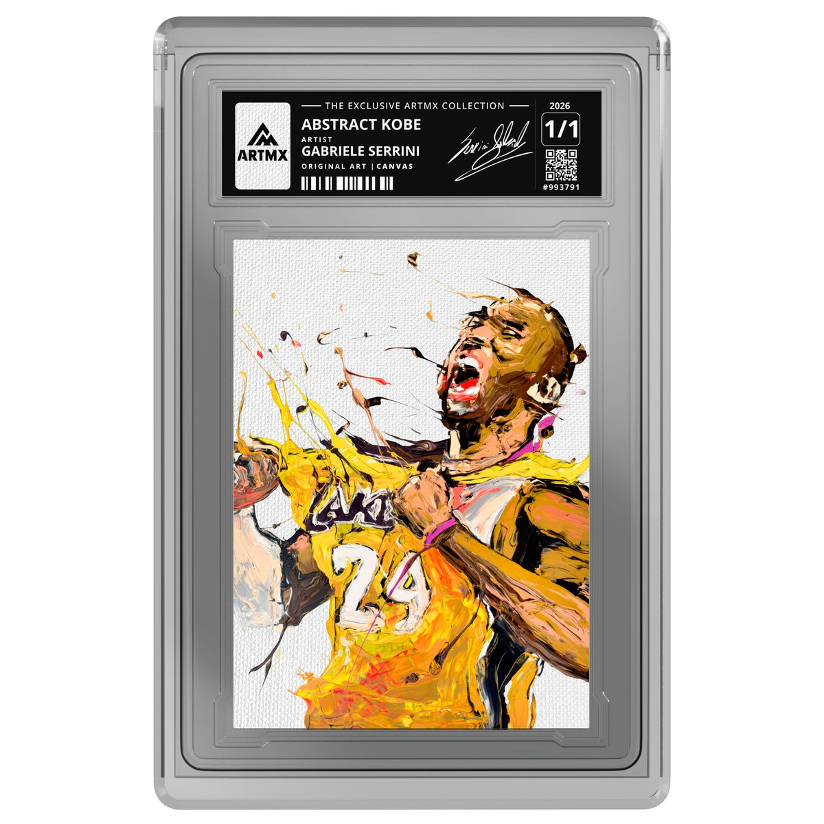 ABSTRACT KOBE by Gabriele Serrini — Canvas — on white