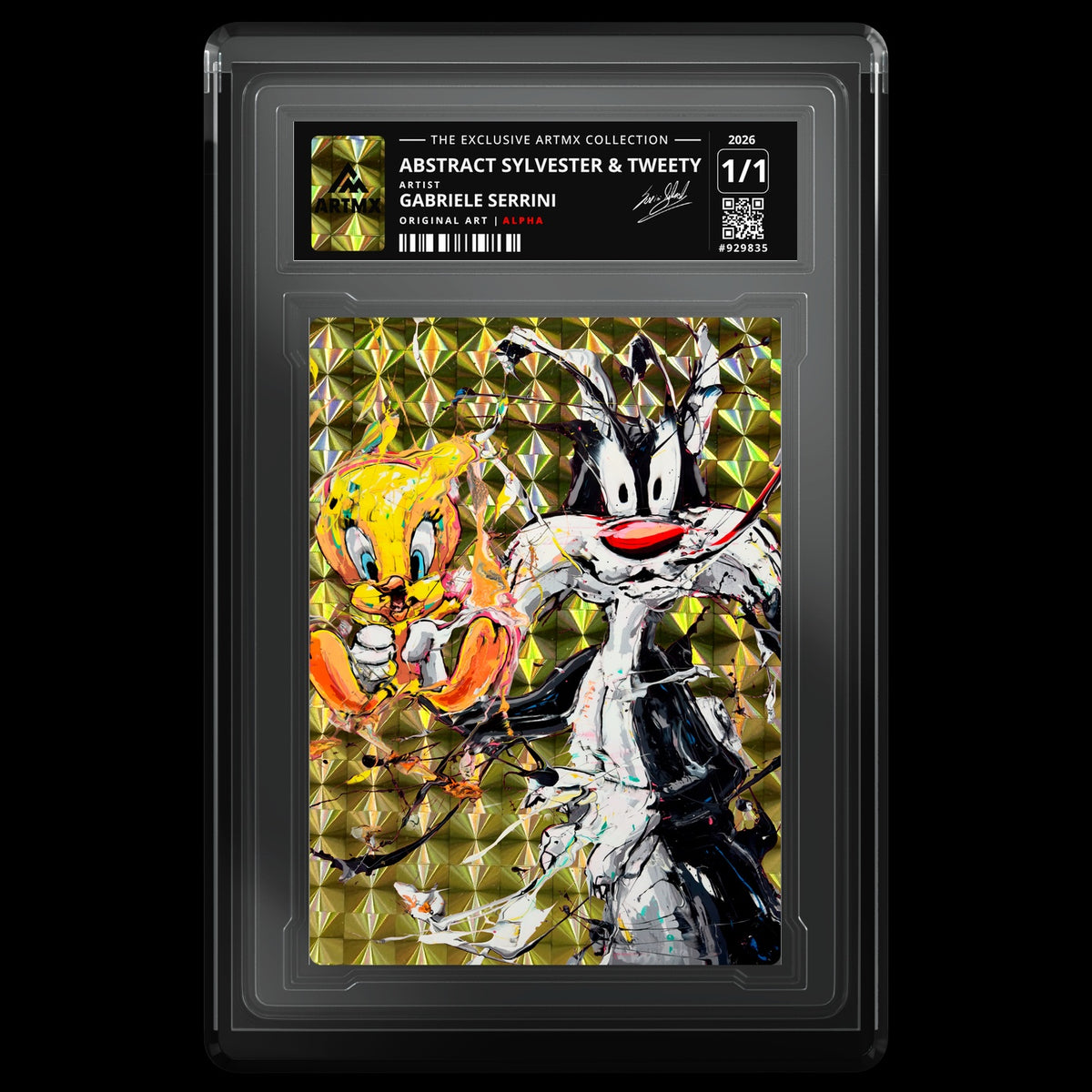 ABSTRACT SYLVESTER & TWEETY by Gabriele Serrini (Alpha / Vaulted) — front