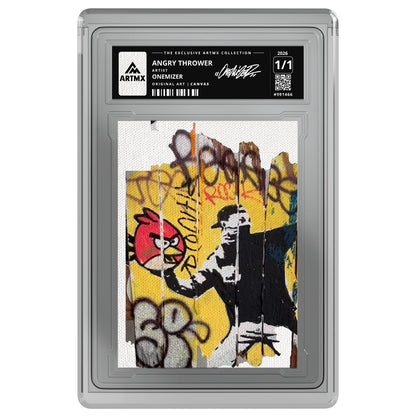 ANGRY THROWER by Onemizer — Canvas — on white