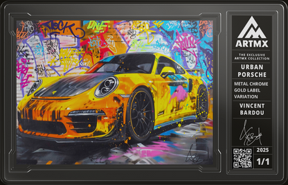 « Urban Porsche" Art Card by Vincent Bardou