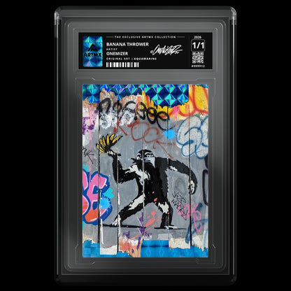 BANANA THROWER by Onemizer — Aquamarine — front