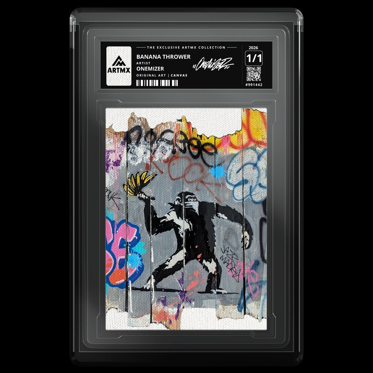 BANANA THROWER by Onemizer — Canvas — front