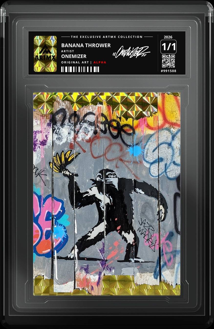 BANANA THROWER by Onemizer — Alpha — close-up
