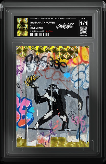 BANANA THROWER by Onemizer — Alpha — close-up