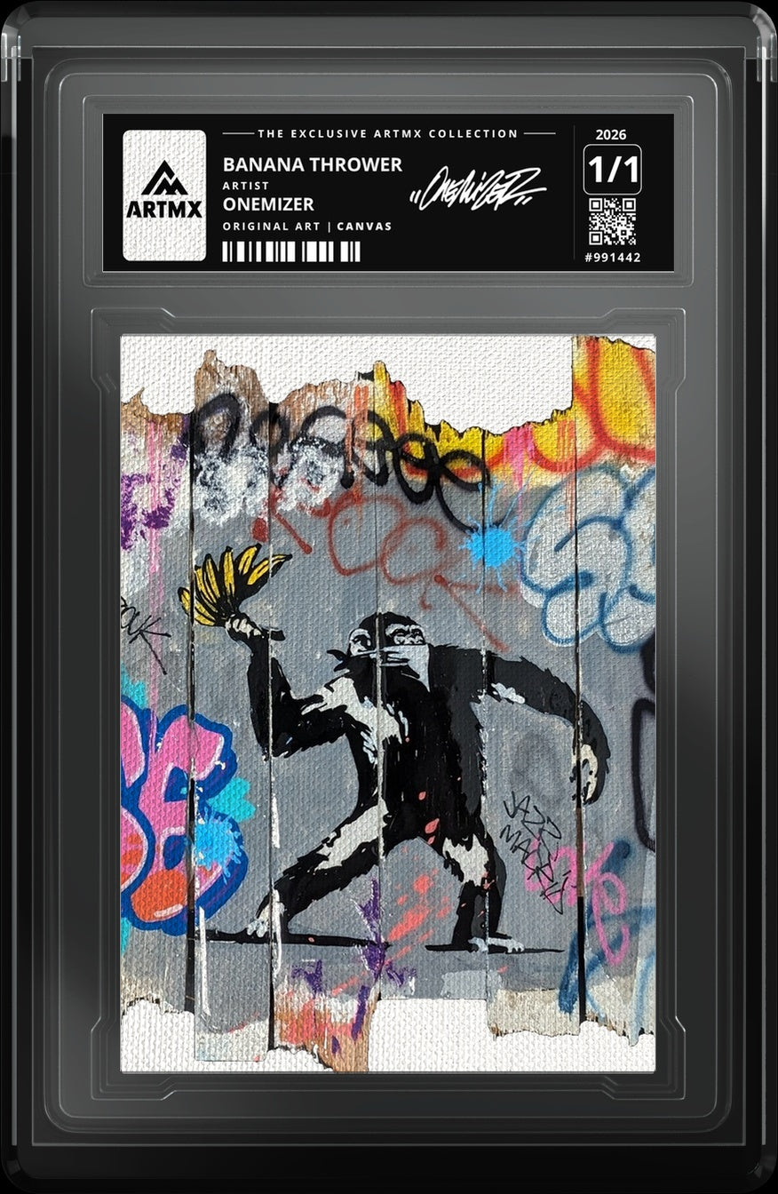 BANANA THROWER by Onemizer — Canvas — close-up