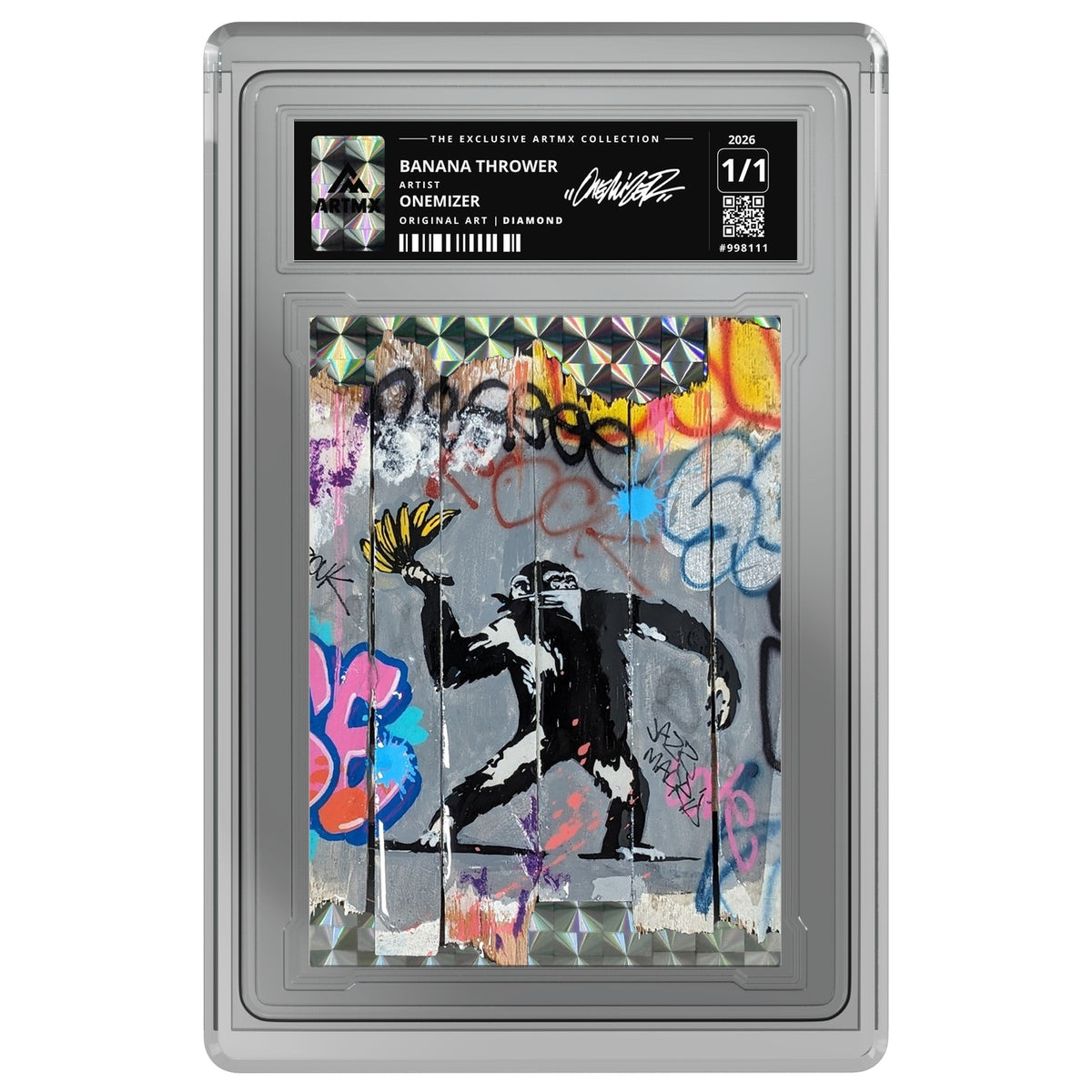 BANANA THROWER by Onemizer — Diamond — on white