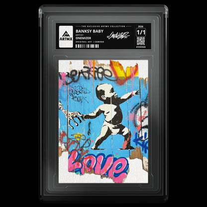 BANKSY BABY by Onemizer — Canvas — front
