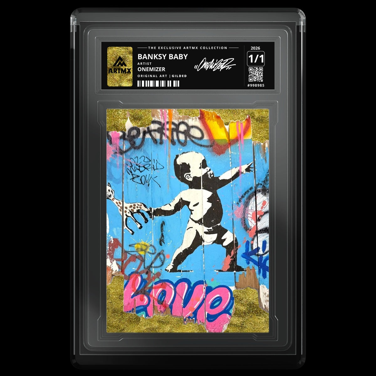 BANKSY BABY by Onemizer — Gilded — front