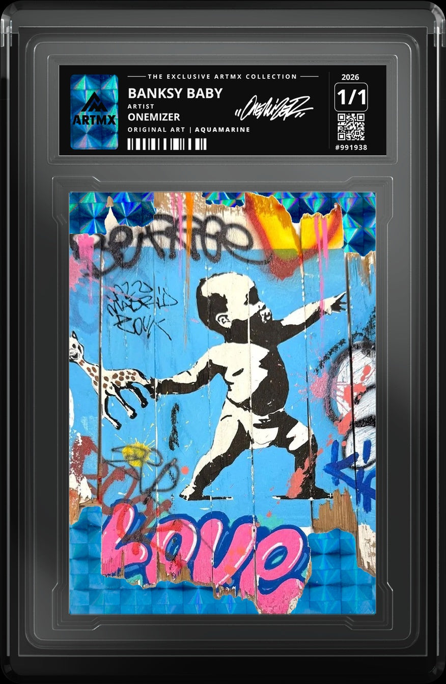 BANKSY BABY by Onemizer — Aquamarine — close-up