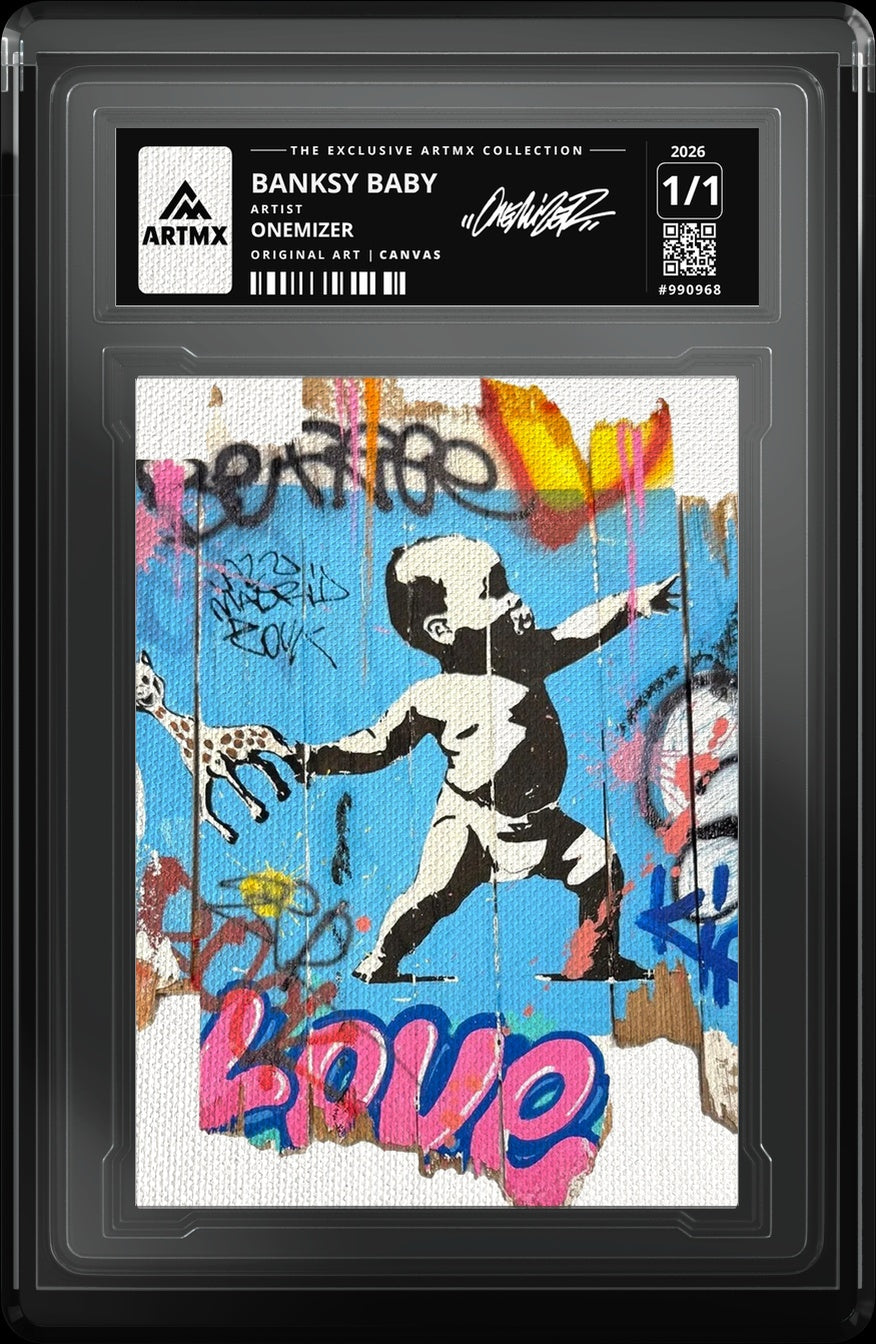 BANKSY BABY by Onemizer — Canvas — close-up