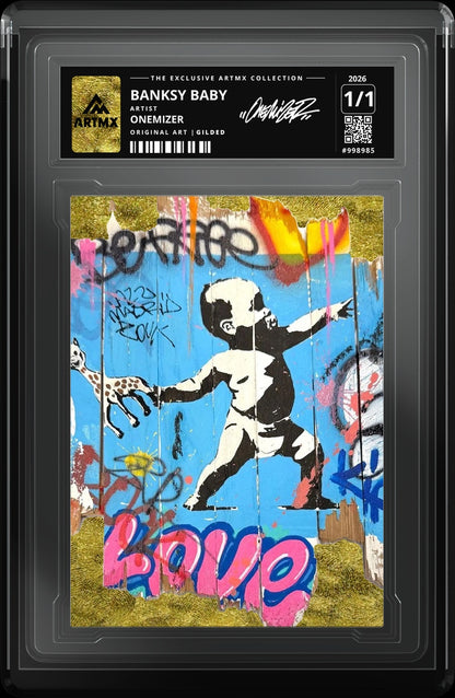 BANKSY BABY by Onemizer — Gilded — close-up