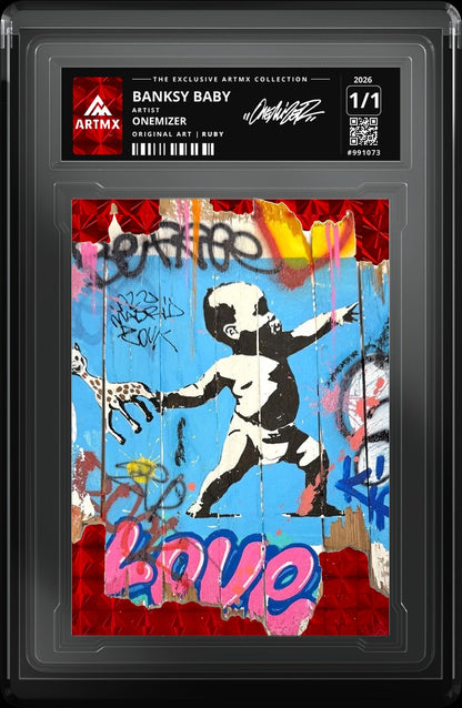 BANKSY BABY by Onemizer — Ruby — close-up