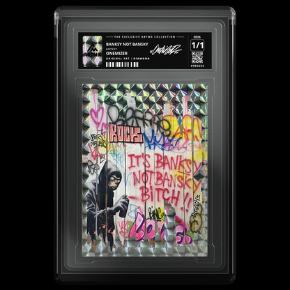 BANKSY NOT BANSKY by Onemizer — Diamond — front