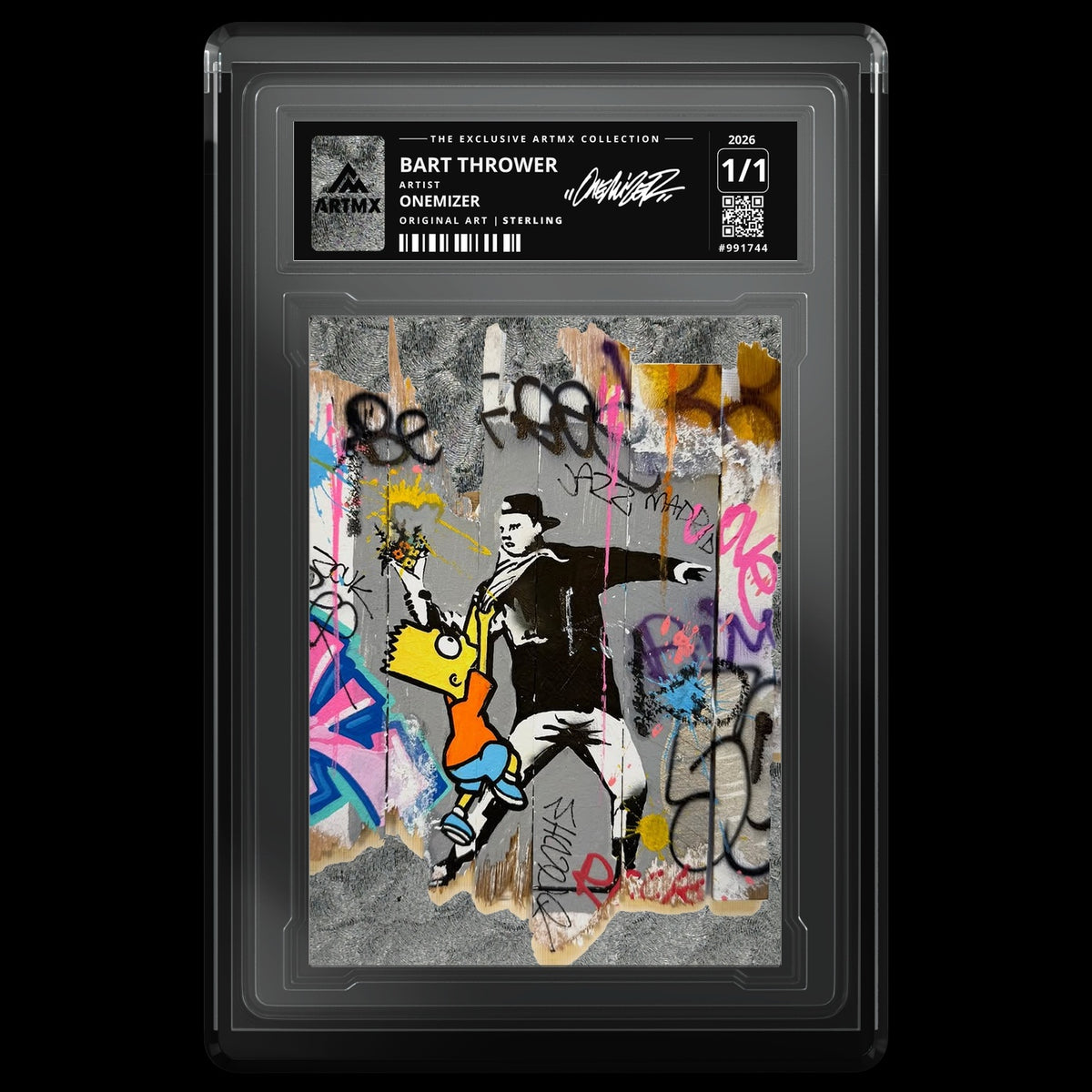 BART THROWER by Onemizer — Sterling — front