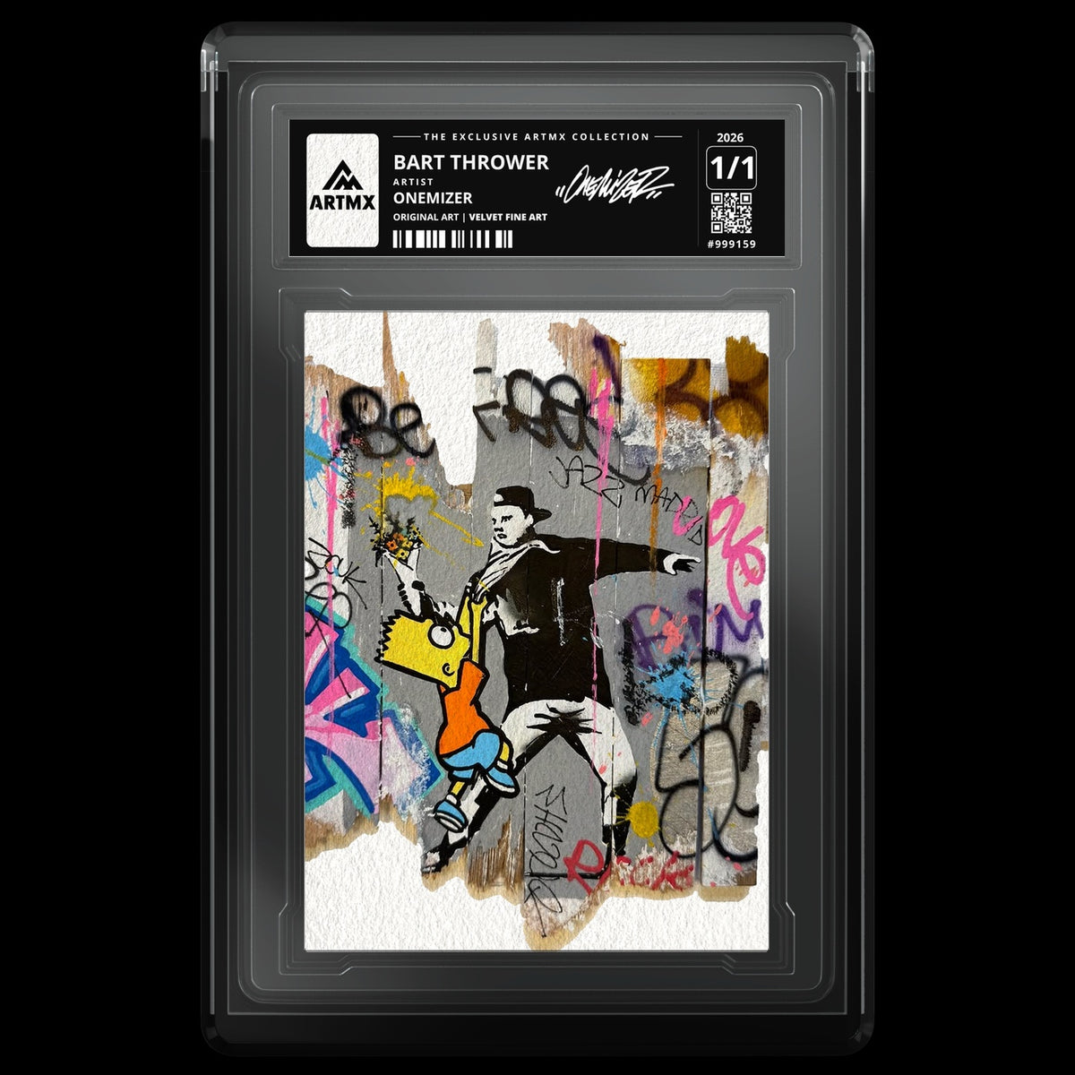 BART THROWER by Onemizer — Velvet Fine Art — front