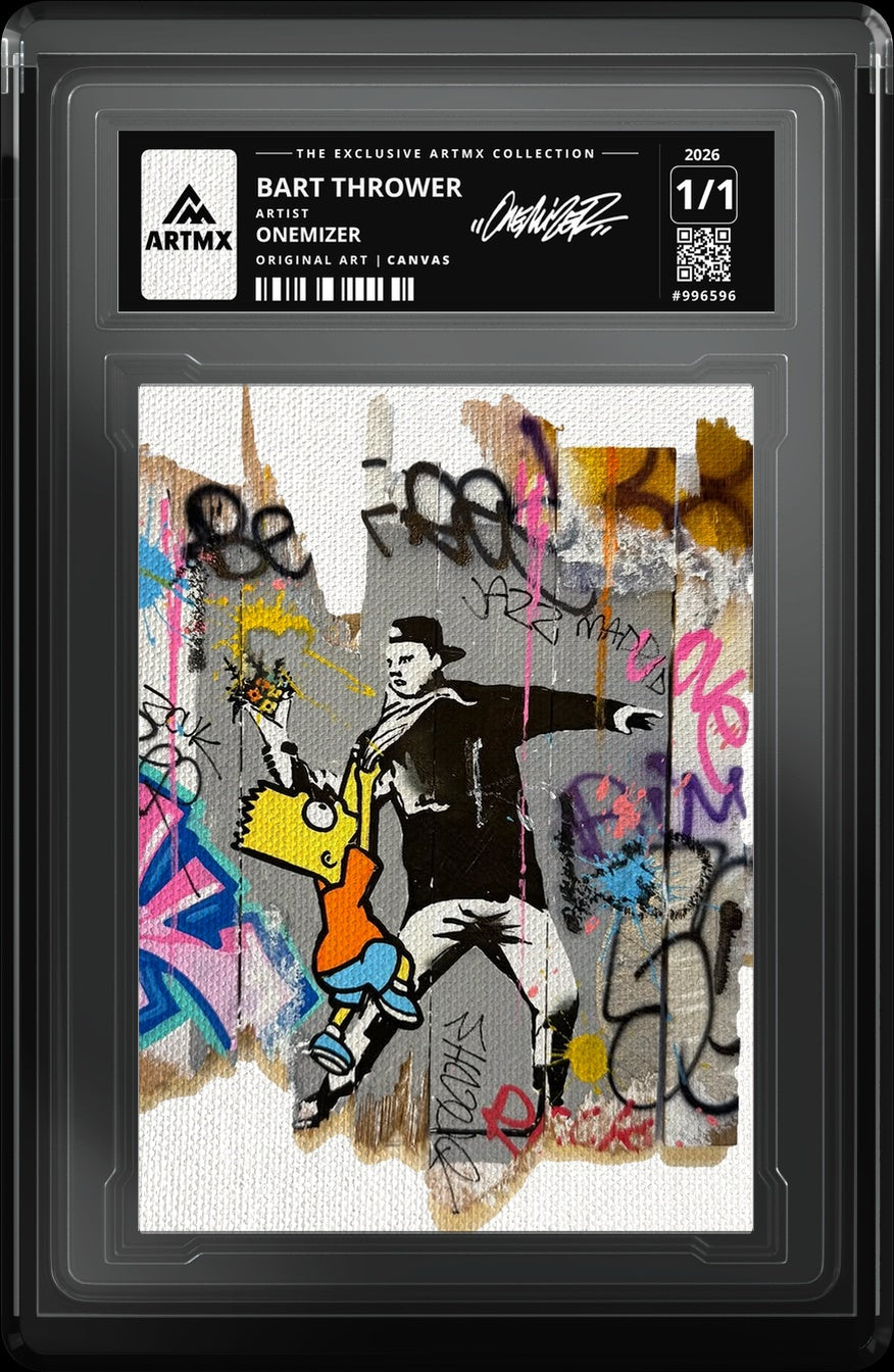 BART THROWER by Onemizer — Canvas — close-up