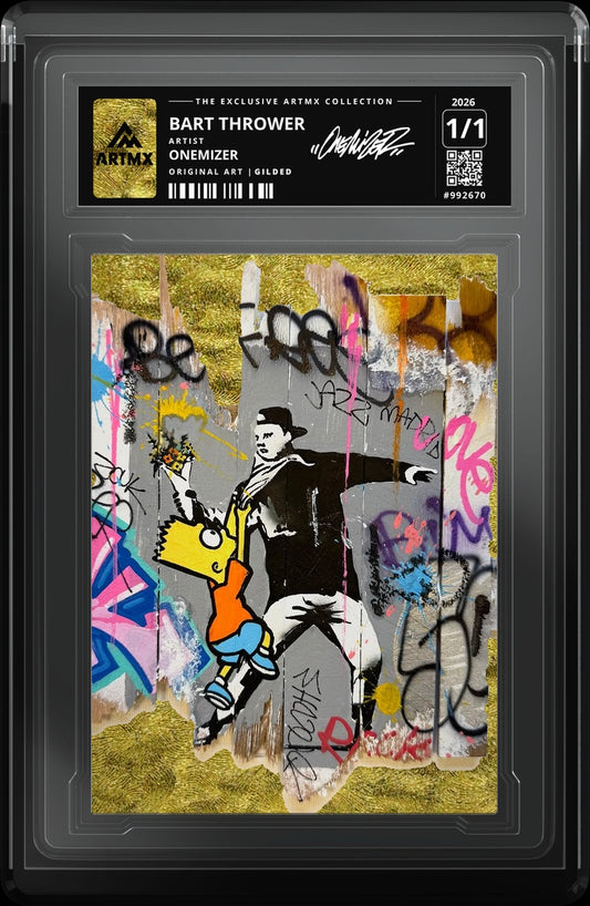 BART THROWER by Onemizer — Gilded — close-up