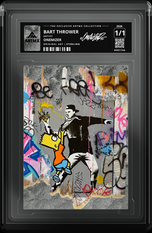 BART THROWER by Onemizer — Sterling — close-up