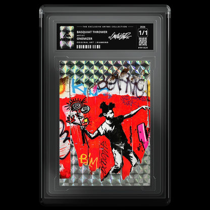BASQUIAT THROWER by Onemizer — Diamond — front