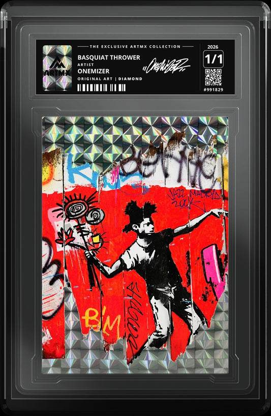 BASQUIAT THROWER by Onemizer — Diamond — close-up