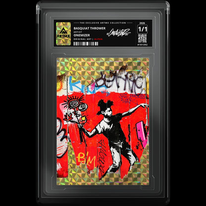 BASQUIAT THROWER by Onemizer — ALPHA — front